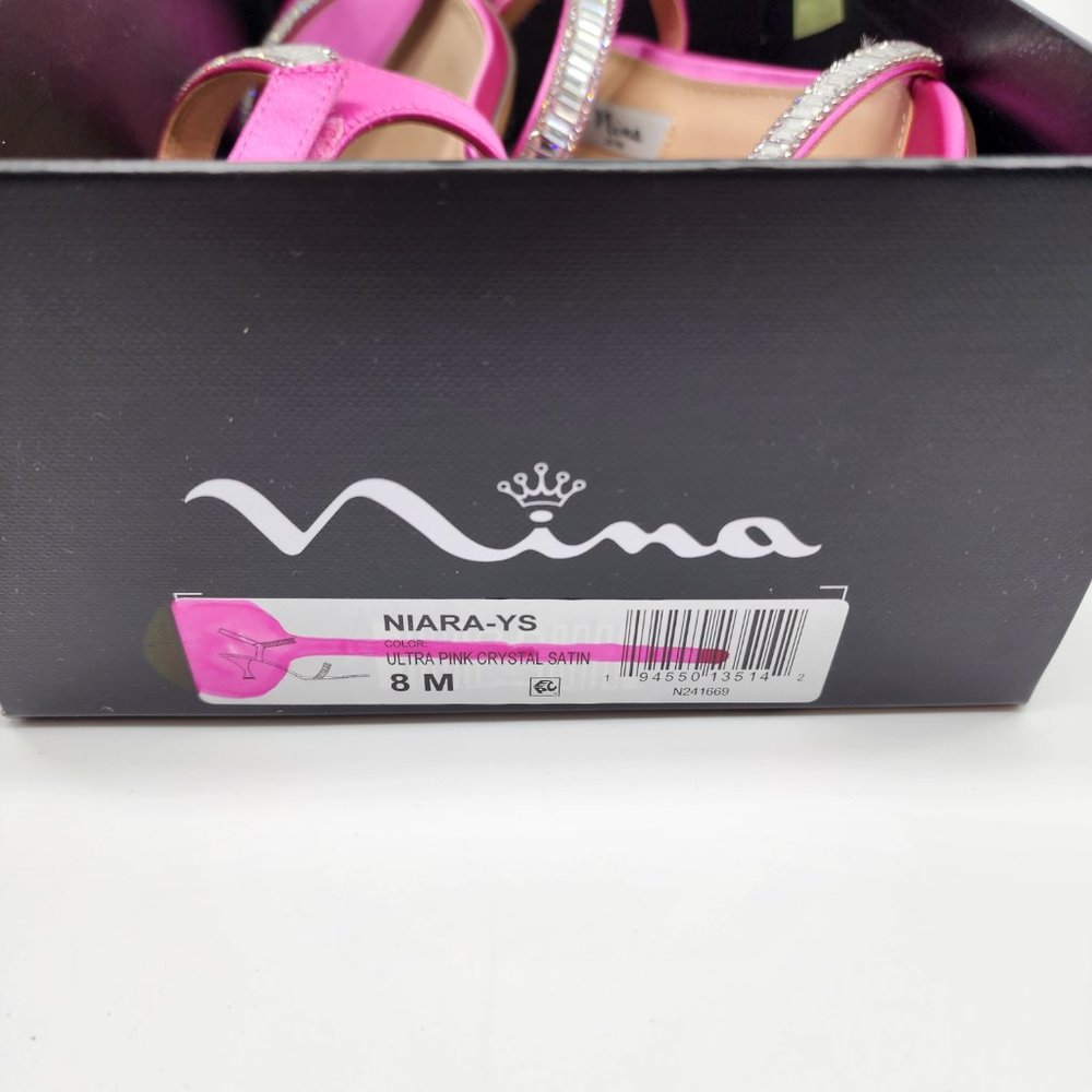 NWT Nina Niara Ultra Pink Sandal 8 - Picture 4 of 4